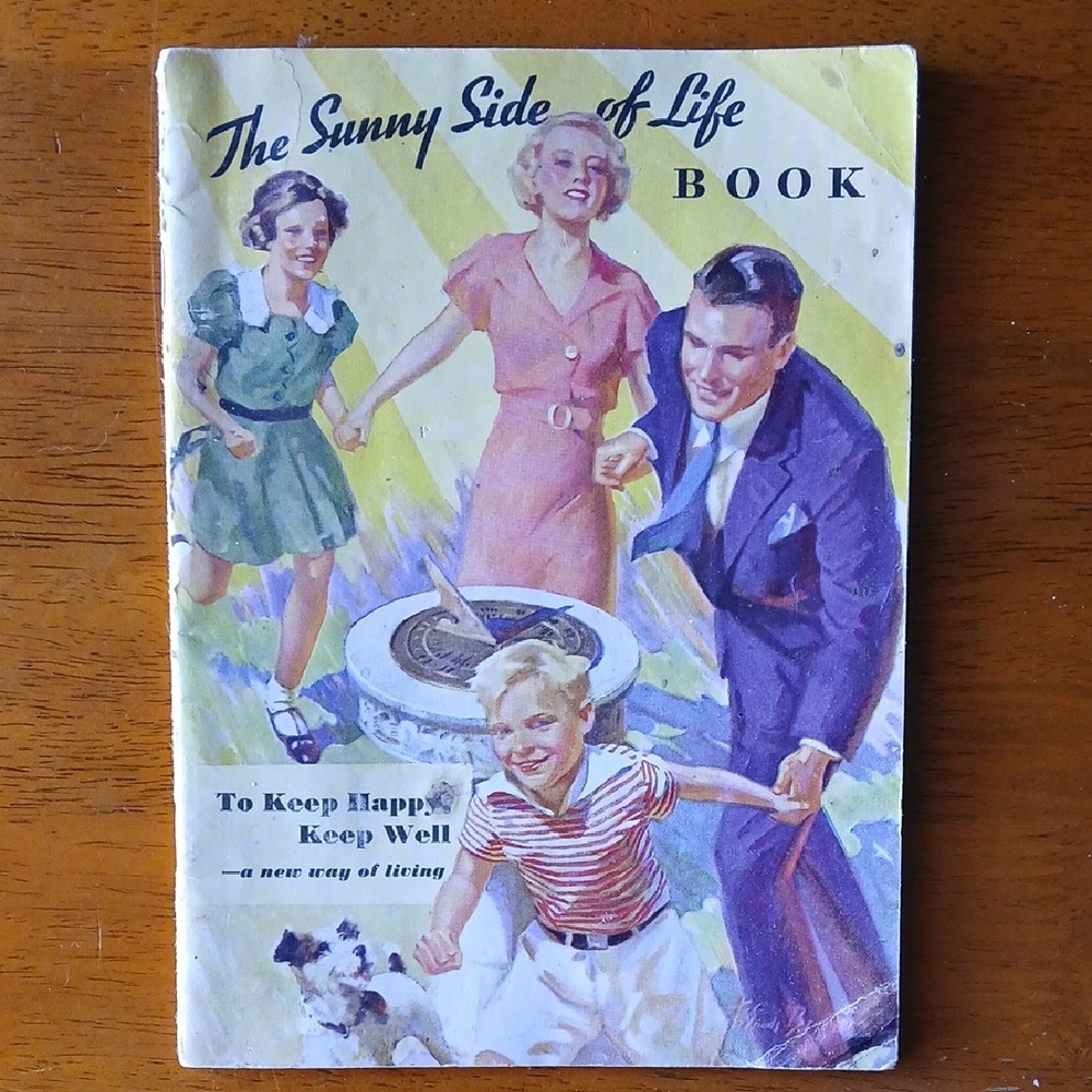 Vintage Dr.Kellog The Sunny Side of Life Book